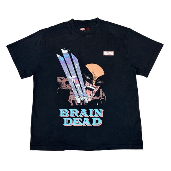 Brain Dead x Marvel Wolverine vs. Hulk T Shirt Men's Medium - Picture 1 of 10